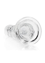 RealRock Crystal Clear Straight No Balls Dildo 11in - Clear