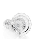RealRock Crystal Clear Straight No Balls Dildo 11in - Clear