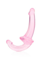 RealRock Crystal Clear Strapless Strap-On 6" - Pink