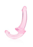 RealRock Crystal Clear Strapless Strap-On 6" - Pink