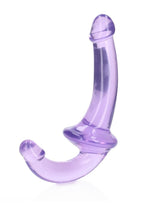 RealRock Crystal Clear Strapless Strap-On 6" - Purple