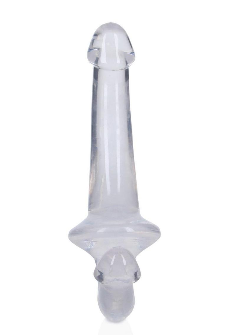 RealRock Crystal Clear Strapless Strap-On 6" - Clear