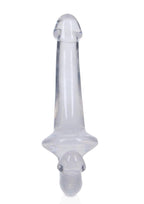 RealRock Crystal Clear Strapless Strap-On 6" - Clear