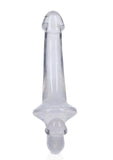RealRock Crystal Clear Strapless Strap-On 6" - Clear