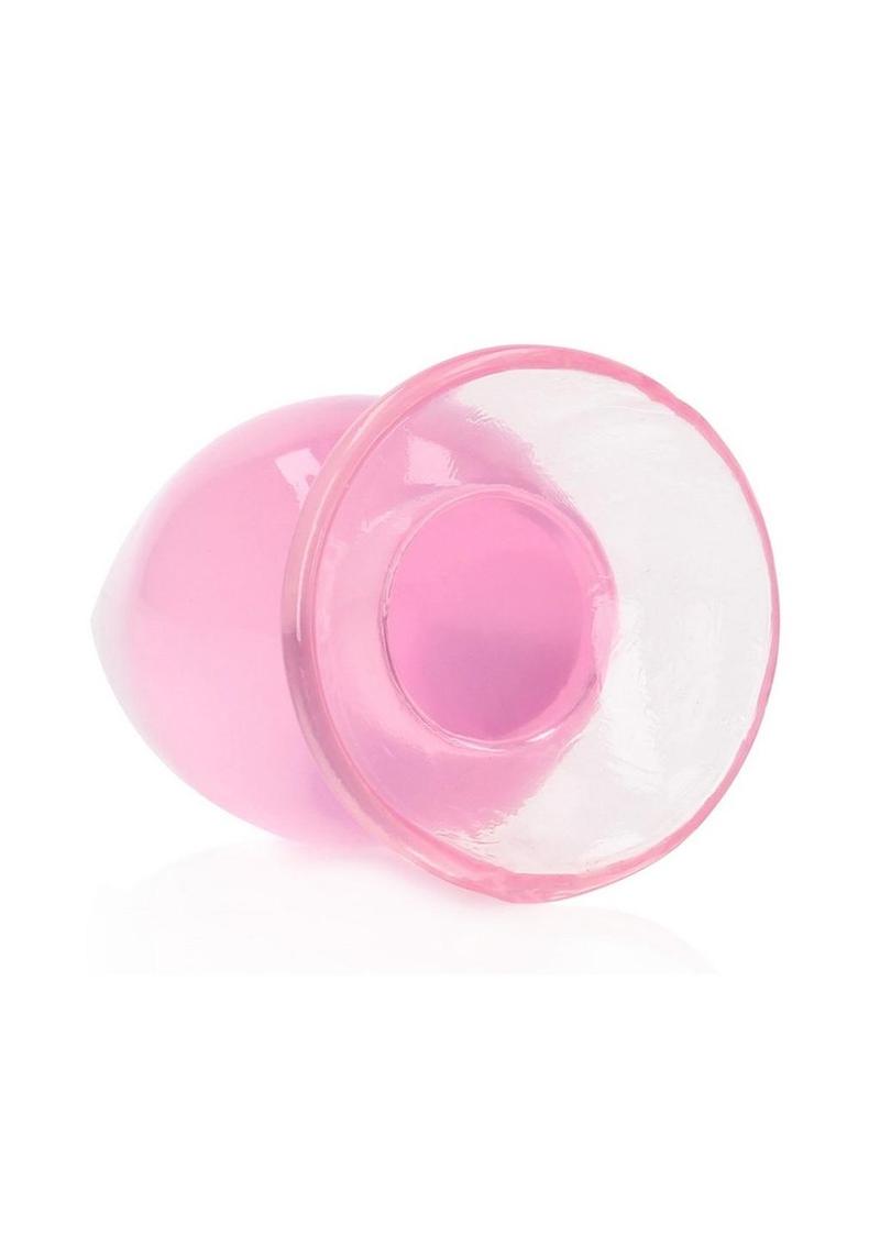 RealRock Crystal Clear Anal Plus 4.5in - Pink
