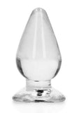 RealRock Crystal Clear Anal Plug 4.5in - Clear