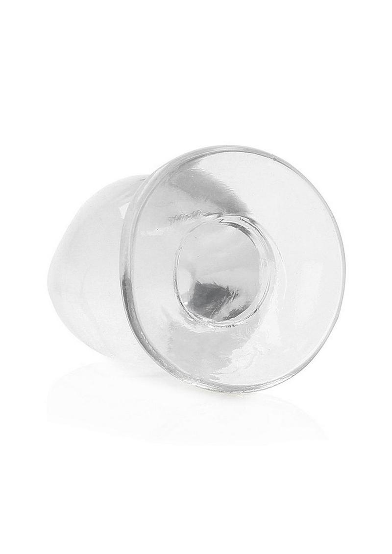 RealRock Crystal Clear Anal Plug 4.5in - Clear