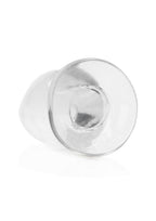 RealRock Crystal Clear Anal Plug 4.5in - Clear