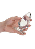 RealRock Crystal Clear Anal Plug 4.5in - Clear