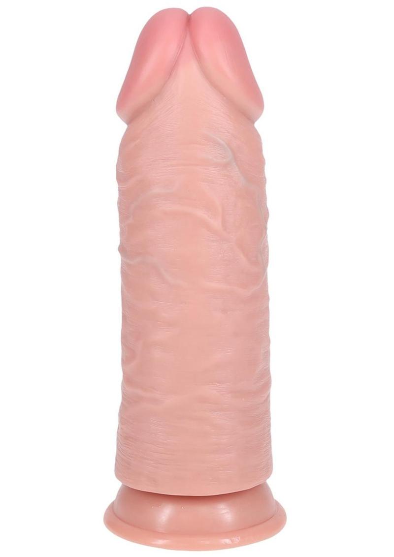 RealRock Ultra Realistic Skin Extra Thick Dildo 9in - Vanilla