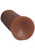 RealRock Ultra Realistic Skin Extra Thick Dildo 9in - Caramel