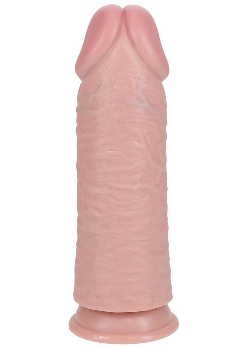 RealRock Ultra Realistic Skin Extra Thick Dildo 10in - Vanilla