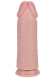 RealRock Ultra Realistic Skin Extra Thick Dildo 10in - Vanilla