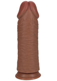RealRock Ultra Realistic Skin Extra Thick Dildo 10in - Caramel