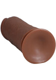 RealRock Ultra Realistic Skin Extra Thick Dildo 10in - Caramel