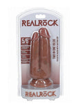 RealRock Ultra Realistic Skin Dual Penetration 5in/6in - Caramel