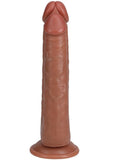 RealRock Ultra Realistic Skin Dual Penetration 7in/8in - Caramel