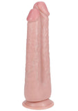 RealRock Ultra Realistic Skin Dual Penetration 9in/10in - Vanilla