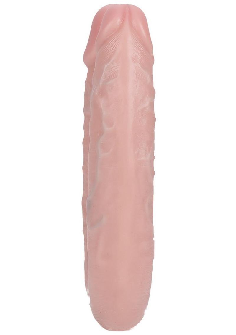 RealRock Ultra Realistic Skin U Shaped Dual Penetration 5in - Vanilla