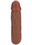 RealRock Ultra Realistic Skin U Shaped Dual Penetration 5in - Caramel