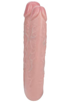 RealRock Ultra Realistic Skin U Shaped Double Dildo 9in - Vanilla