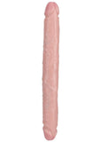 RealRock Realistic Skin Slim Double Ended Dong 12in - Vanilla