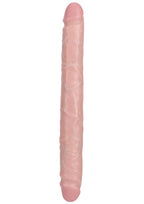 RealRock Realistic Skin Slim Double Ended Dong 12in - Vanilla