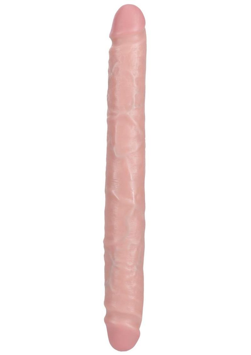 RealRock Realistic Skin Slim Double Ended Dong 12in - Vanilla