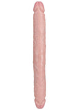 RealRock Realistic Skin Slim Double Ended Dong 12in - Vanilla