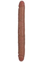 RealRock Realistic Skin Slim Double Ended Dong 12in - Tan