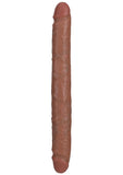 RealRock Realistic Skin Slim Double Ended Dong 12in - Tan