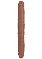 RealRock Realistic Skin Slim Double Ended Dong 12in - Tan