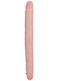 RealRock Realistic Skin Slim Double Ended Dong 14in - Vanilla