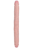 RealRock Realistic Skin Slim Double Ended Dong 14in - Vanilla