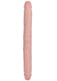 RealRock Realistic Skin Slim Double Ended Dong 14in - Vanilla