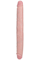 RealRock Realistic Skin Thick Double Ended Dong 14in - Vanilla