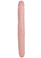 RealRock Realistic Skin Thick Double Ended Dong 14in - Vanilla