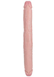 RealRock Realistic Skin Thick Double Ended Dong 14in - Vanilla