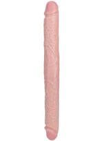 RealRock Realistic Skin Thick Double Ended Dong 16in - Vanilla