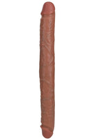 RealRock Realistic Skin Thick Double Ended Dong 16in - Caramel