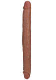 RealRock Realistic Skin Thick Double Ended Dong 16in - Caramel