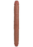 RealRock Realistic Skin Thick Double Ended Dong 16in - Caramel