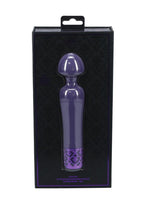 Royal Gems Scepter Silicone Rechargeable Wand - Purple