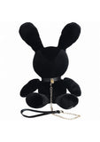 S-Line Rabbit Bondage Velvet - Small - Black