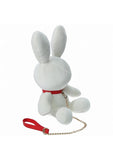 S-Line Rabbit Bondage Velvet - Small - White