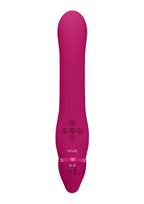 Vive AI Rechargeable Silicone Dual Motor Strapless Strap-On - Pink