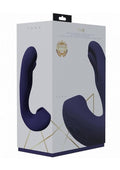 Vive YUNA Rechargeable Silicone Triple Motor Air Wave Vibrator with G-Spot Flapping Stimulation Vibrator - Purple
