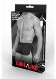 Goal Line Extreme Split Booty Shorts Black