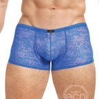 Lace King Lace Boxers Blue