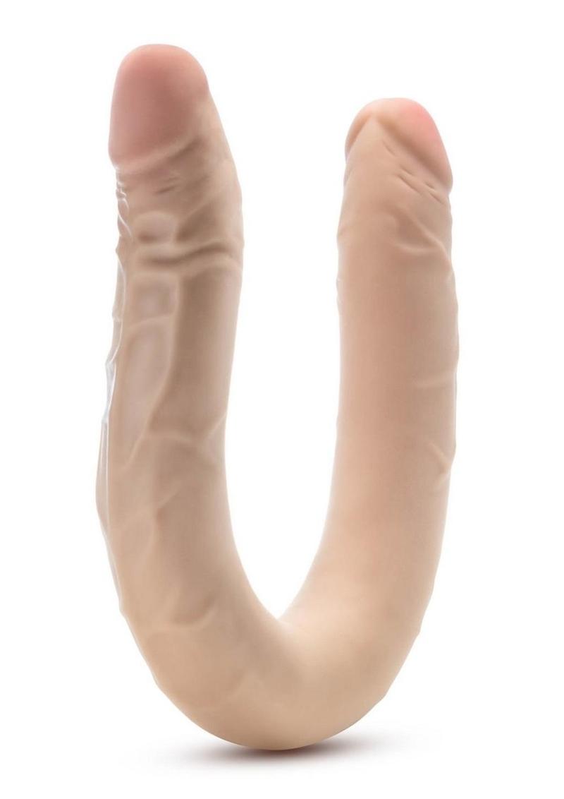 Dr. Skin Plus Posable Double Dong 16.5in - Vanilla